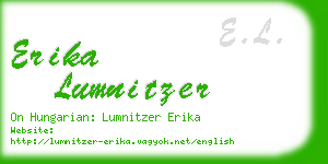 erika lumnitzer business card